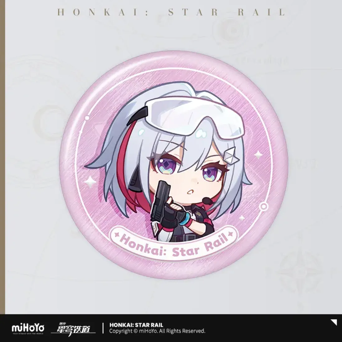 Значок Honkai Топаз Topaz Nameless Guest's medal series 45448