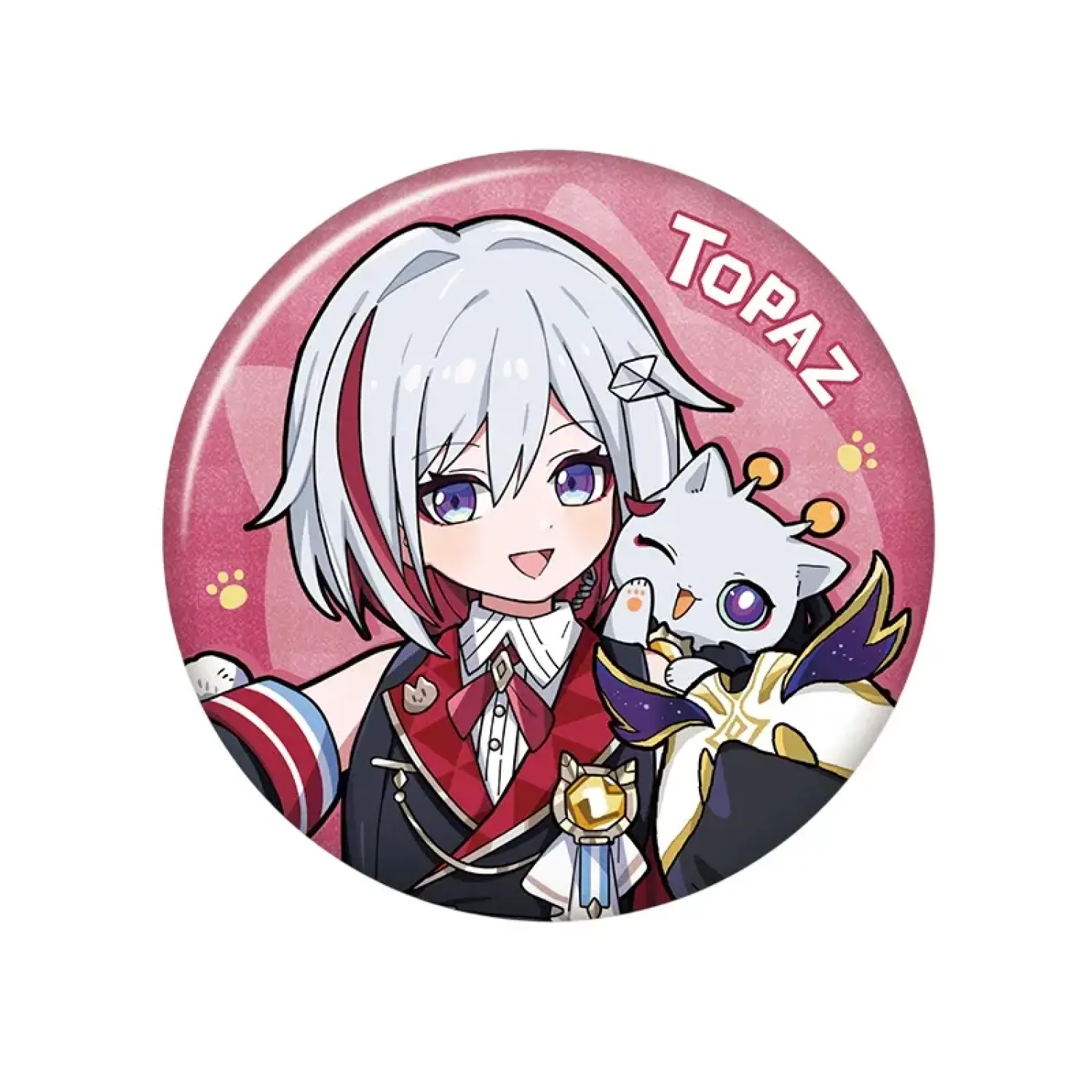 Значок Honkai Топаз Topaz Tiny cat series 42188