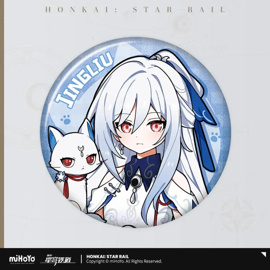 Значок Honkai Цзинлю Jingliu Tiny Cat Series 42171