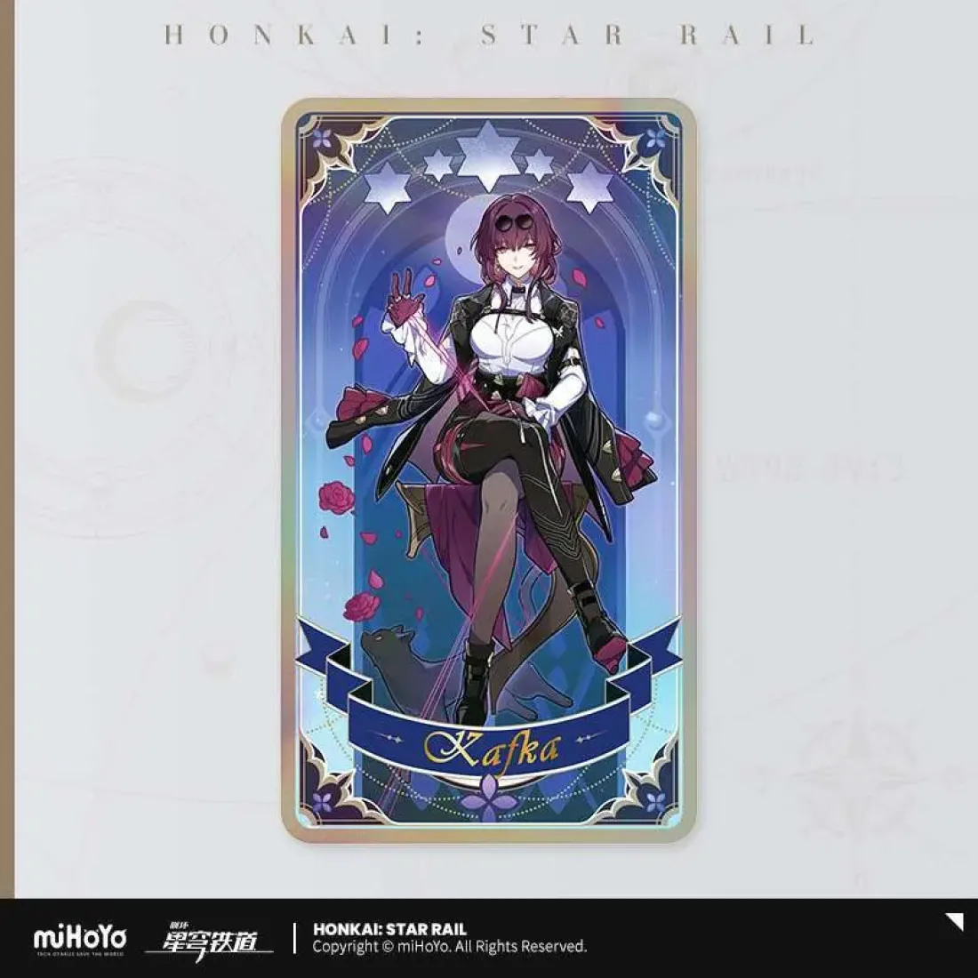 Набор коллекционных карточек Honkai RPG Fables of the Stars (Topaz & Numby, Ruan Mei, Argenti, Jingl