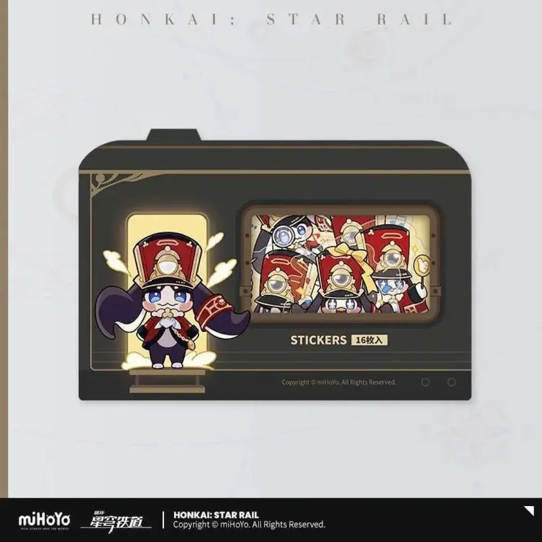 Набор наклеек Honkai RPG Pom Pom Museum 6976525003328