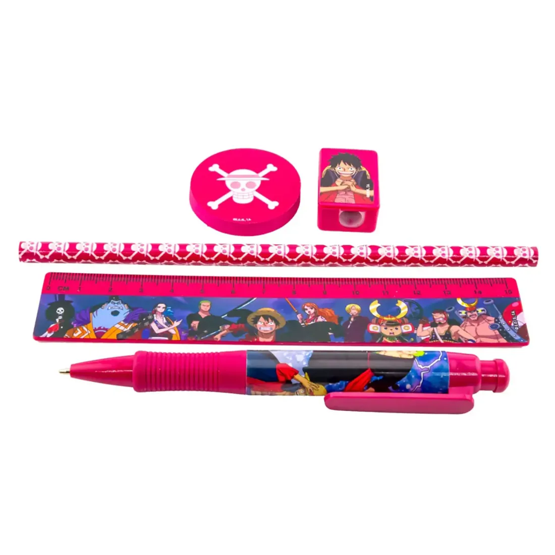 Канцелярский набор One Piece Вано (ручка, карандаш, линейка, точилка, ластик) SR74432