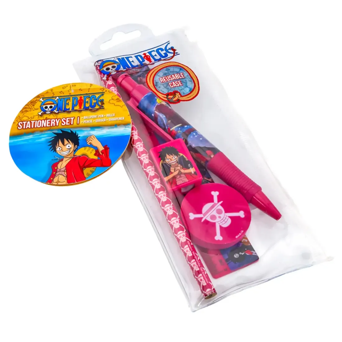 Канцелярский набор One Piece Вано (ручка, карандаш, линейка, точилка, ластик) SR74432