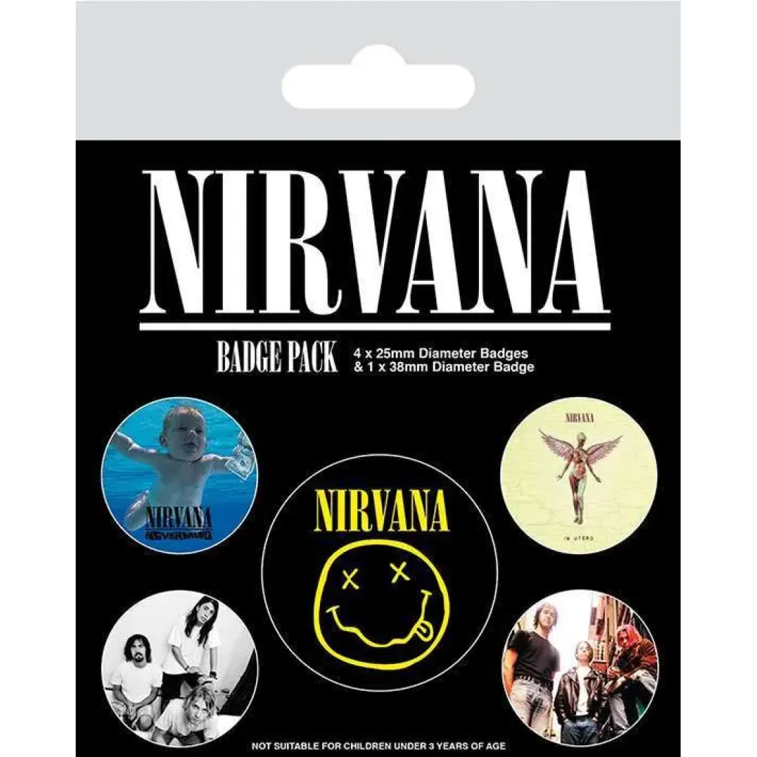 Набор значков Nirvana (Iconic) 5шт BP80620