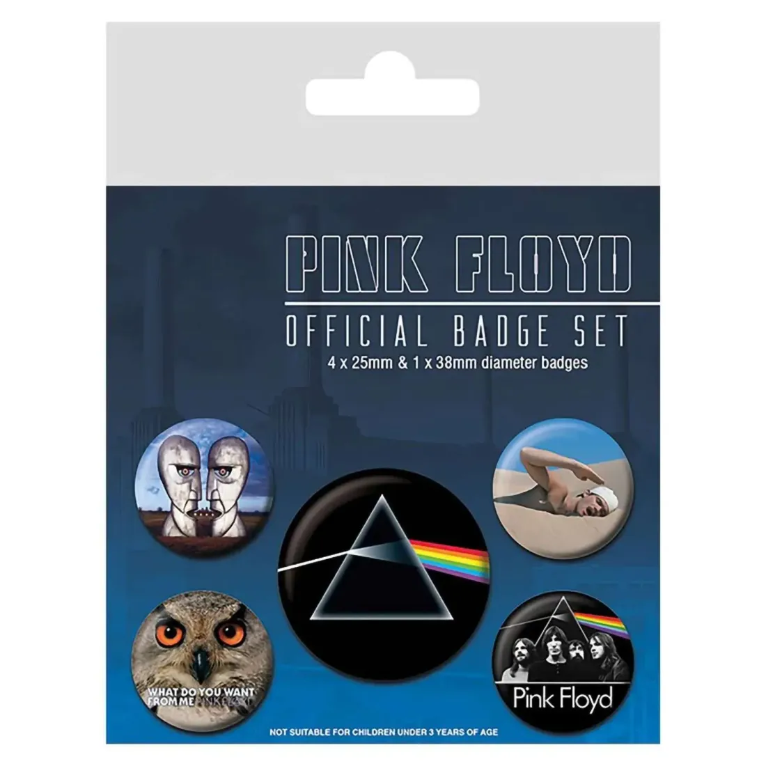 Набор значков Pink Floyd 5шт BP80489