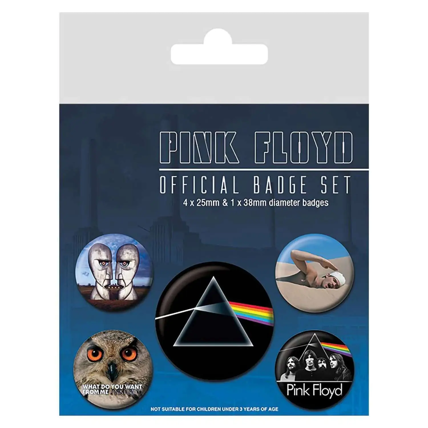 Набор значков Pink Floyd 5шт BP80489