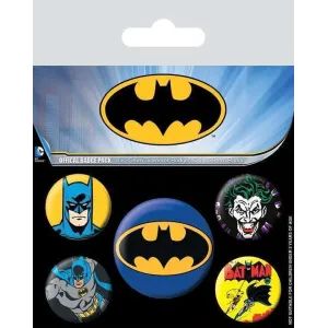 Набор значков Бэтмен 5шт BP80439