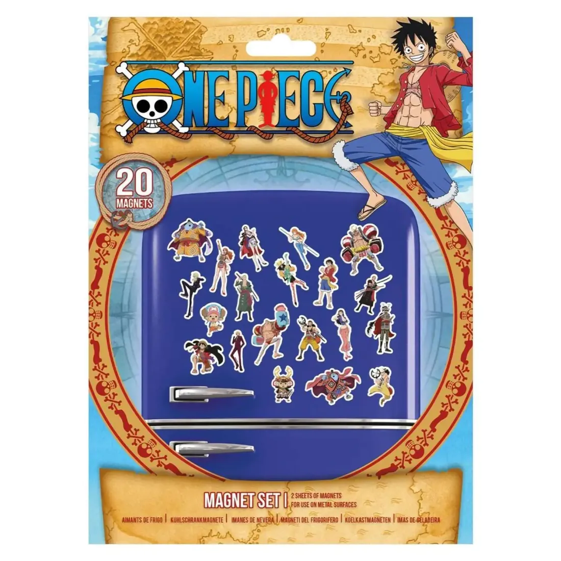 Набор магнитов One Piece The Great Pirate Era 20шт MS65155