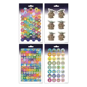 Наклейки Звездные войны Мандалорец The Child 200шт PS7490