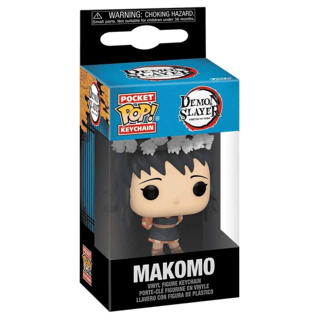 Брелок Funko Pocket POP! Demon Slayer Makomo with Flower Headdress 72615
