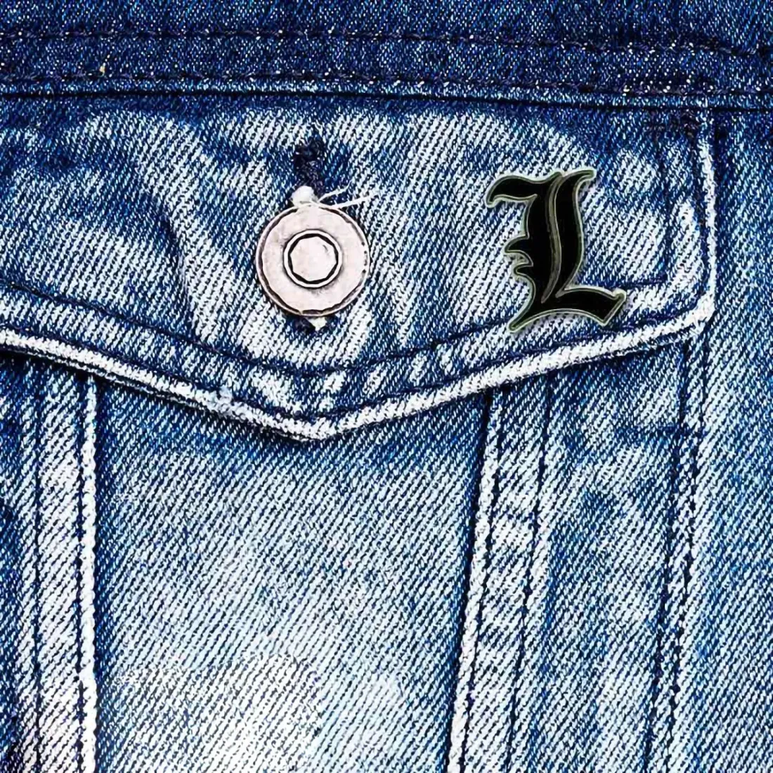 Значок Death Note - Pin L ABYPIN033