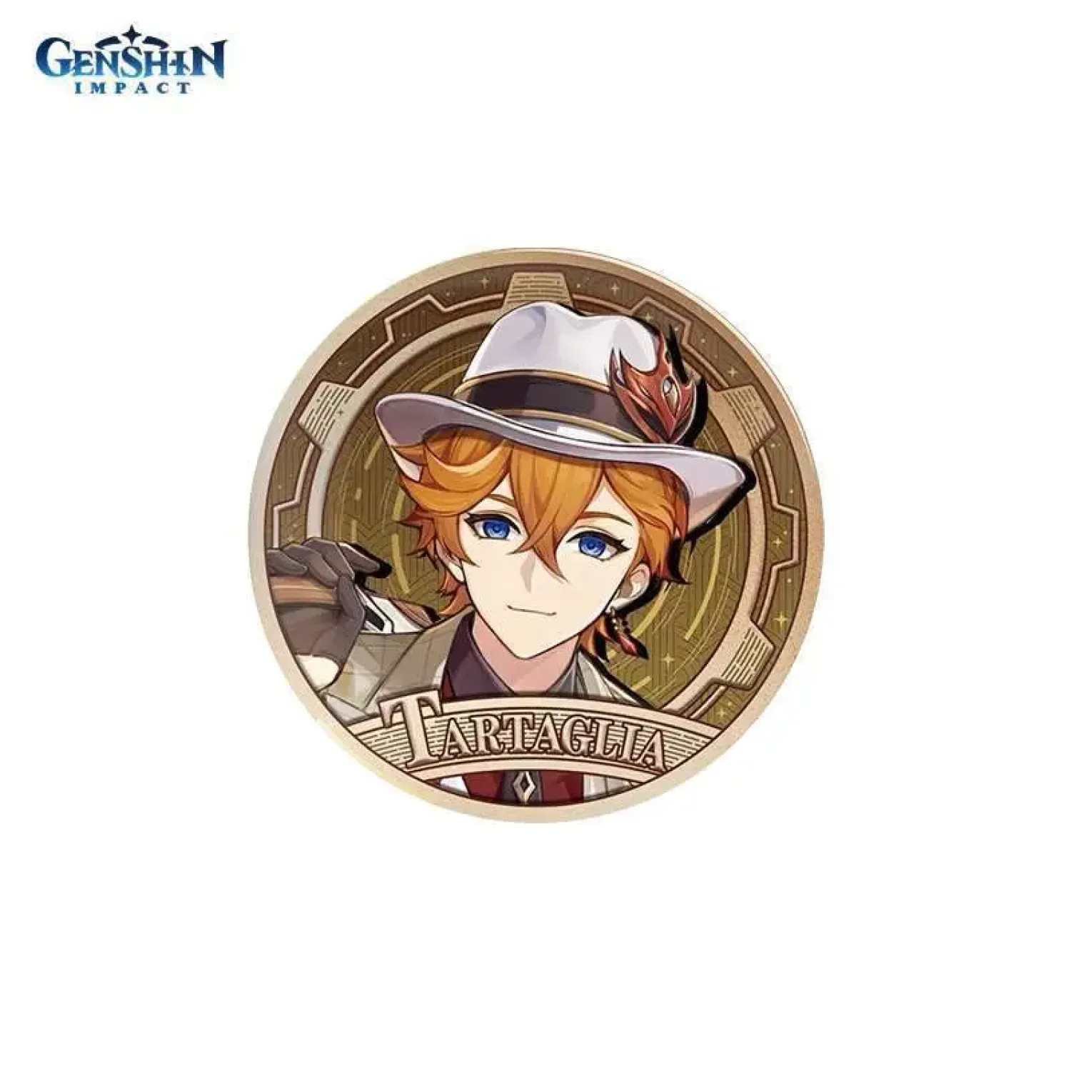 Значок Genshin Impact 2024 Carnival Reunion Тарталья Childe Tartaglia 6942421136040