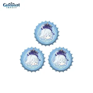 Значок Genshin Impact Q-Version Bottle Cap Фурина Furina 6942421141259