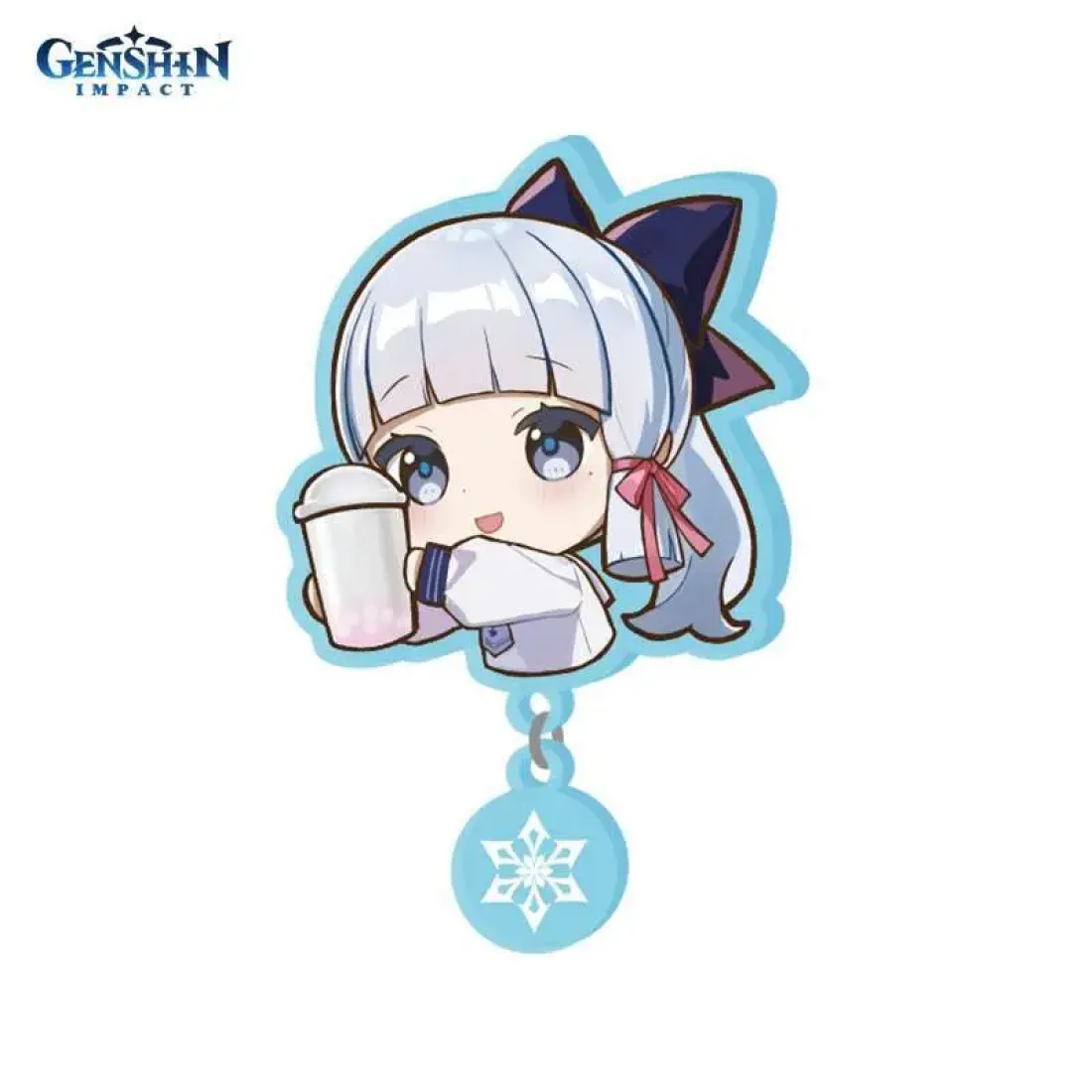 Значок Heytea Collaboration Kamisato Ayaka 6975628246120