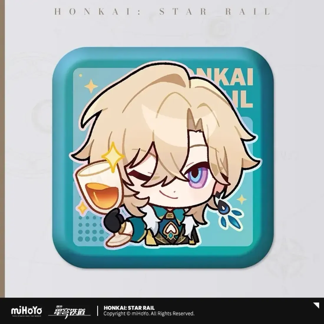 Значок Honkai: Star Rail Авантюрин Aventurine Pam exhibition hall series 33971