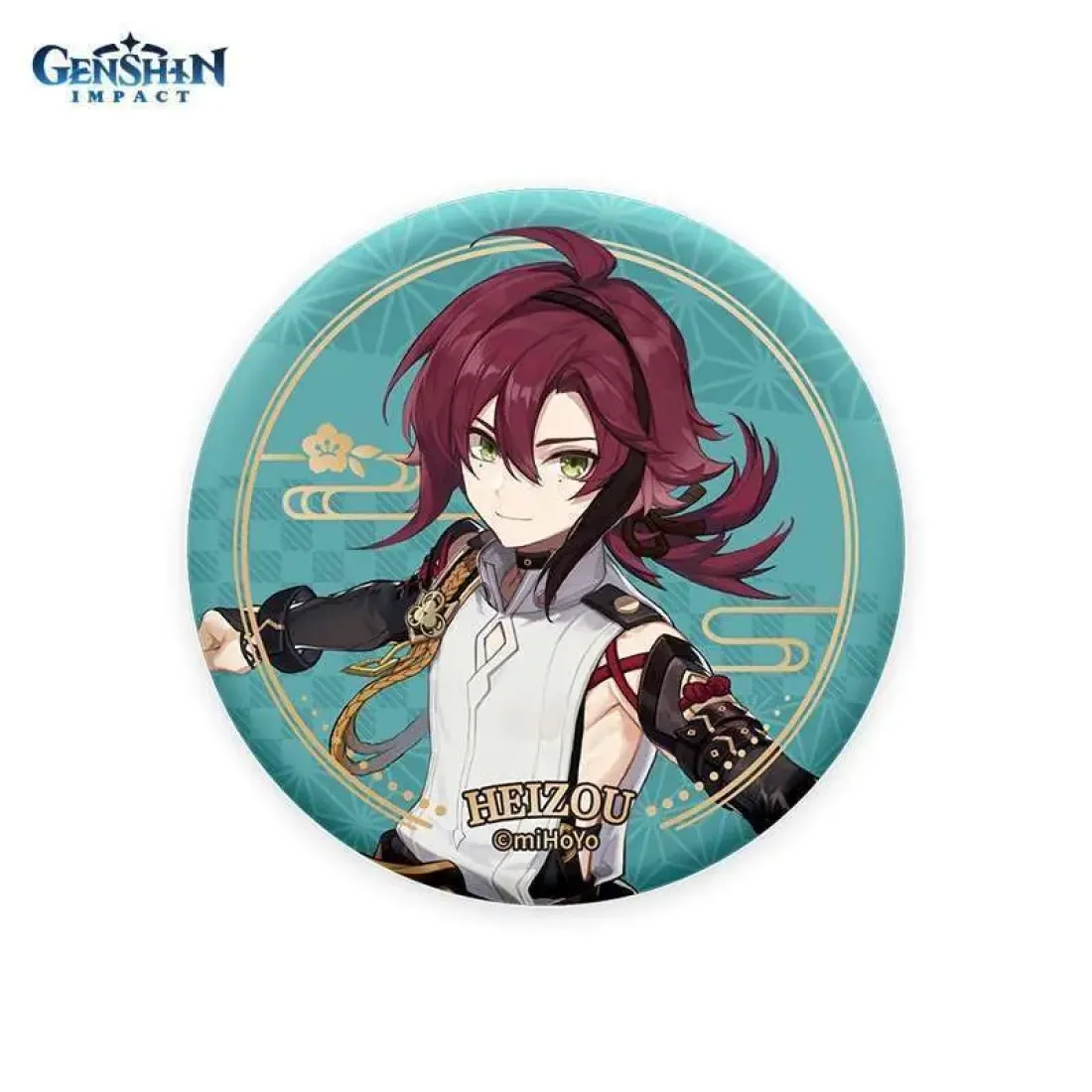 Значок Inazuma Character Can Badge Shikanoin Heizou 6975213689615