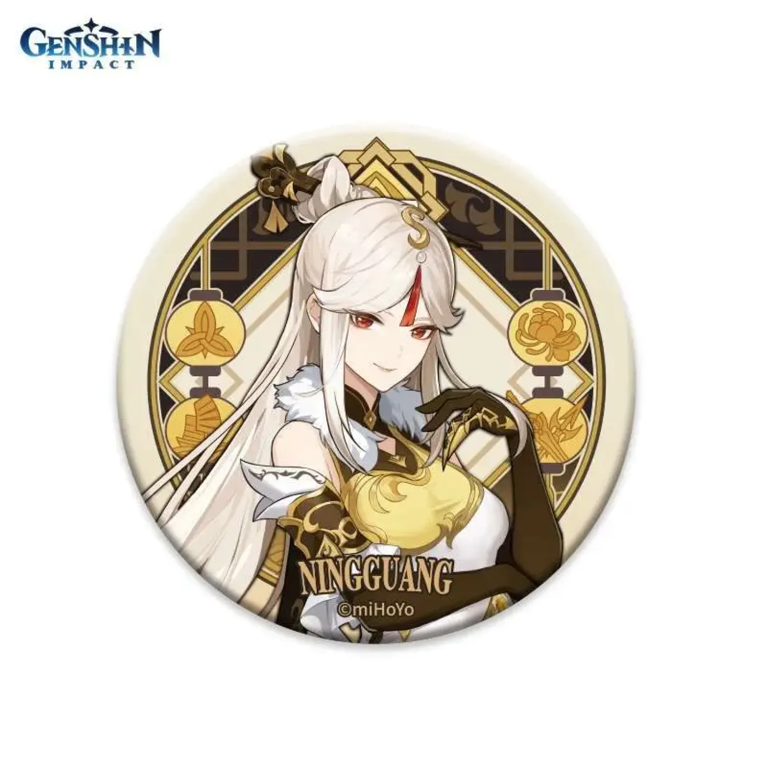 Значок Liyue Harbour Character Can Badge Ningguang 6972957482816