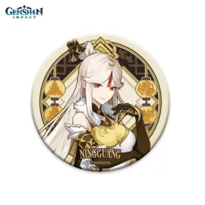 Значок Liyue Harbour Character Can Badge Ningguang 6972957482816
