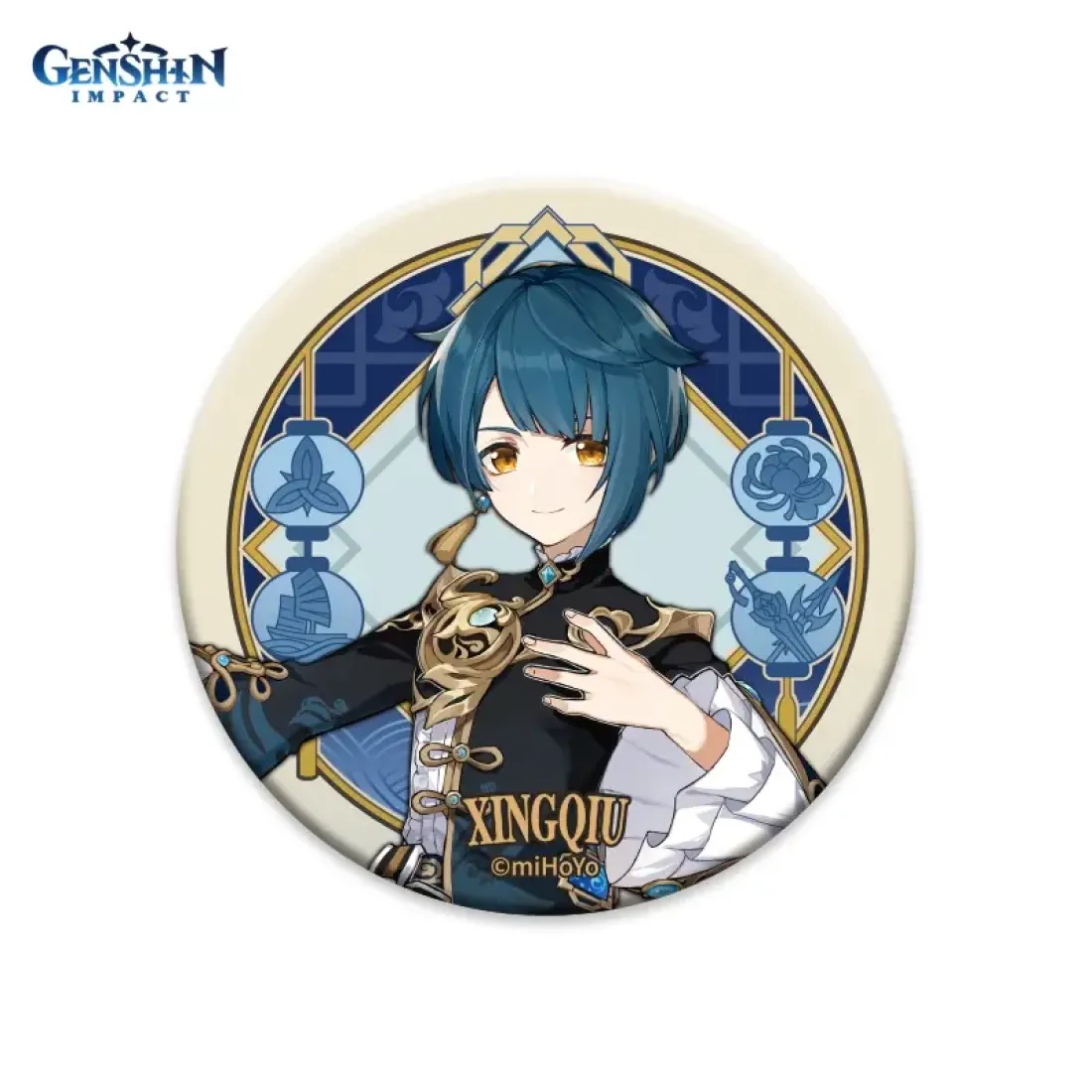 Значок Liyue Harbour Character Can Badge Xingqiu 6972957482830