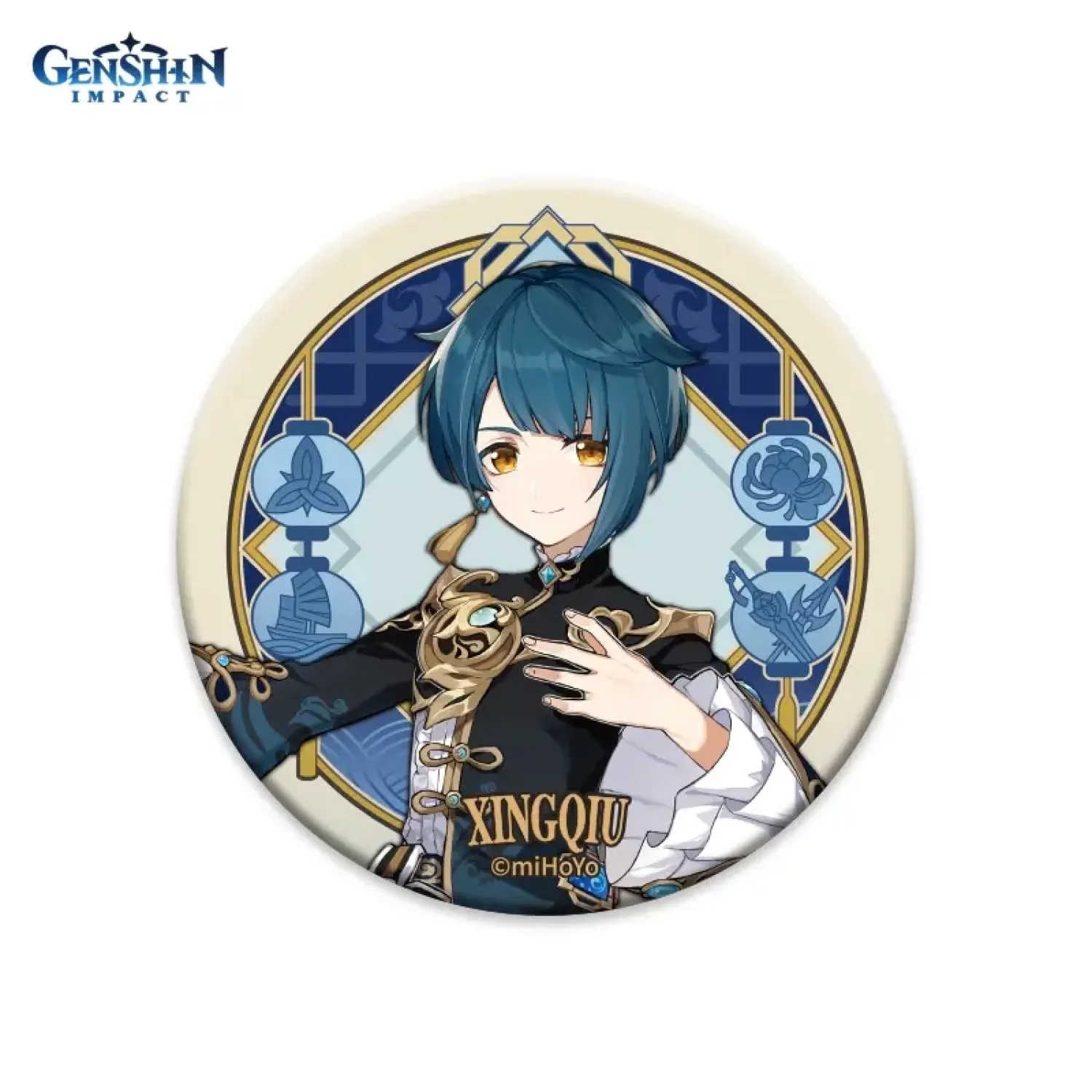 Значок Liyue Harbour Character Can Badge Xingqiu 6972957482830