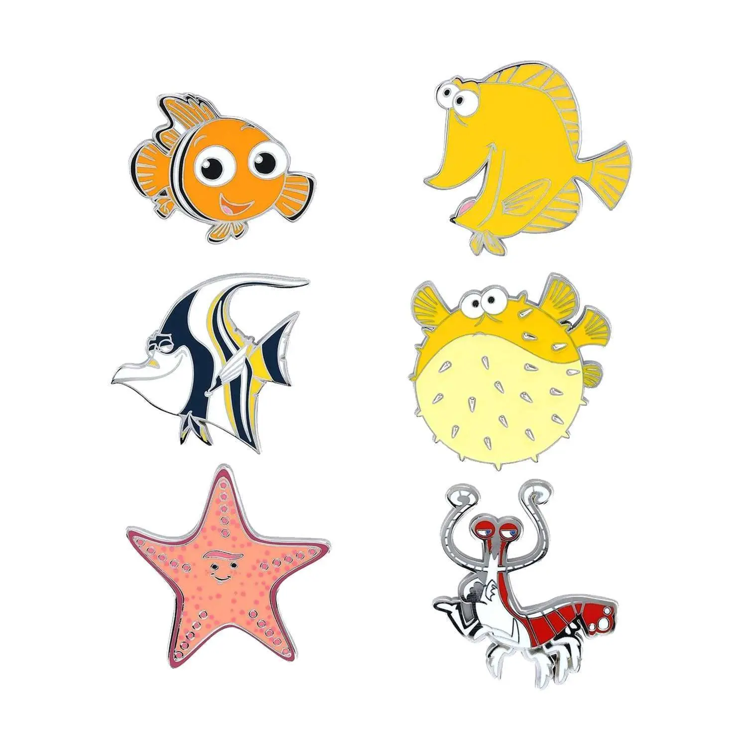 Значок в ассортименте Loungefly Blind Box Pin Disney Pixar Finding Nemo Fish Tank Buddies WDPN2894