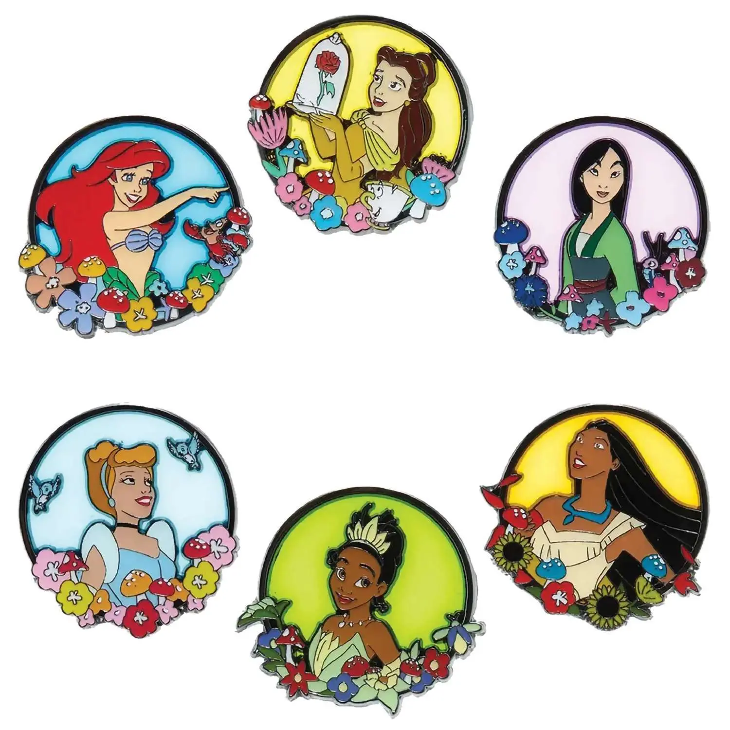 Значок в ассортименте Loungefly Blind Box Pin Disney Princess Cottagecore WDPN3209