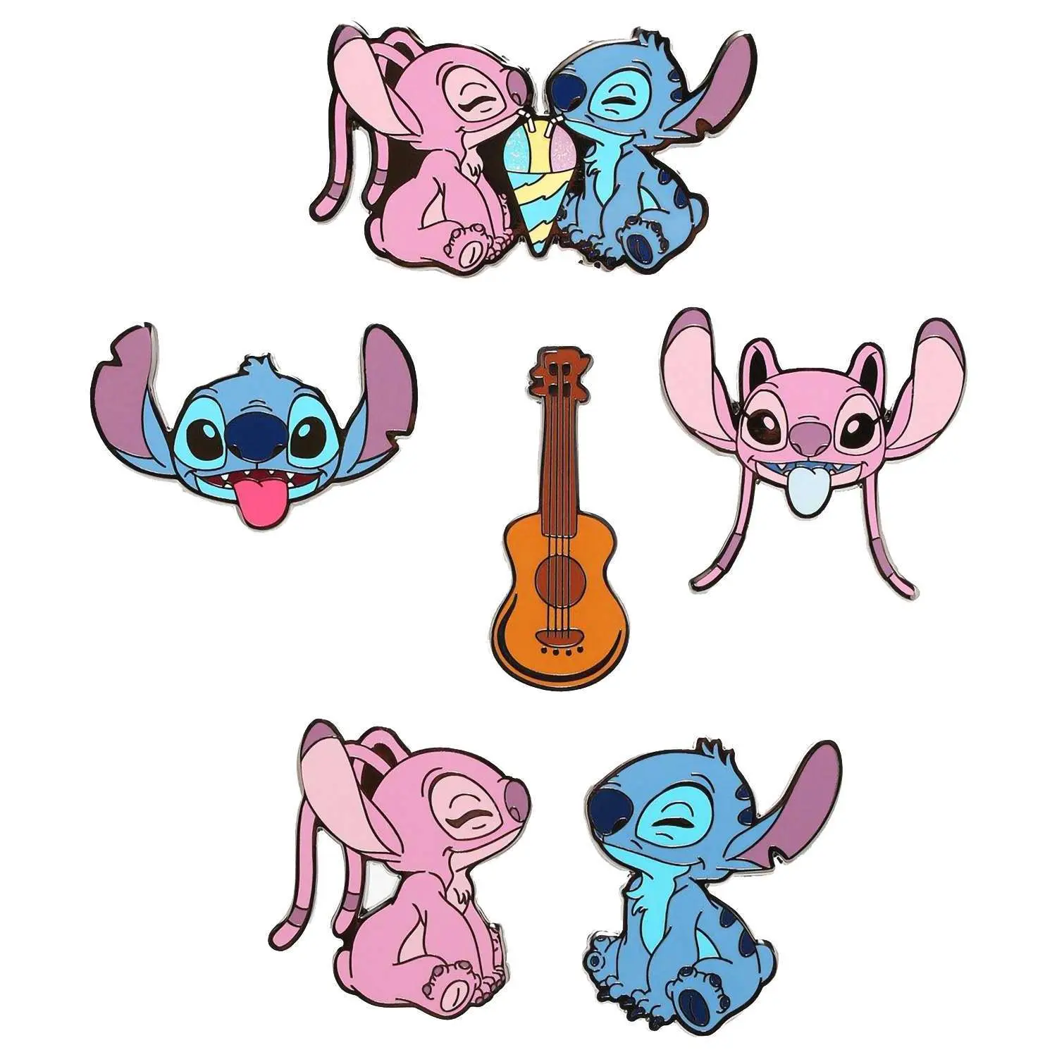 Значок в ассортименте Loungefly Blind Box Pin Disney Stitch and Angel WDPN2854