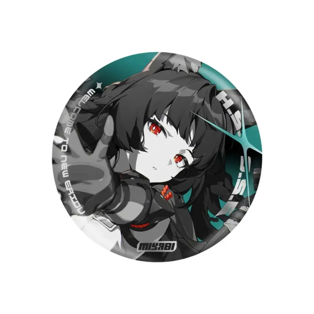 Значок металлический Zenless Zone Zero Хошими Мияби Hoshimi Miyabi 59872