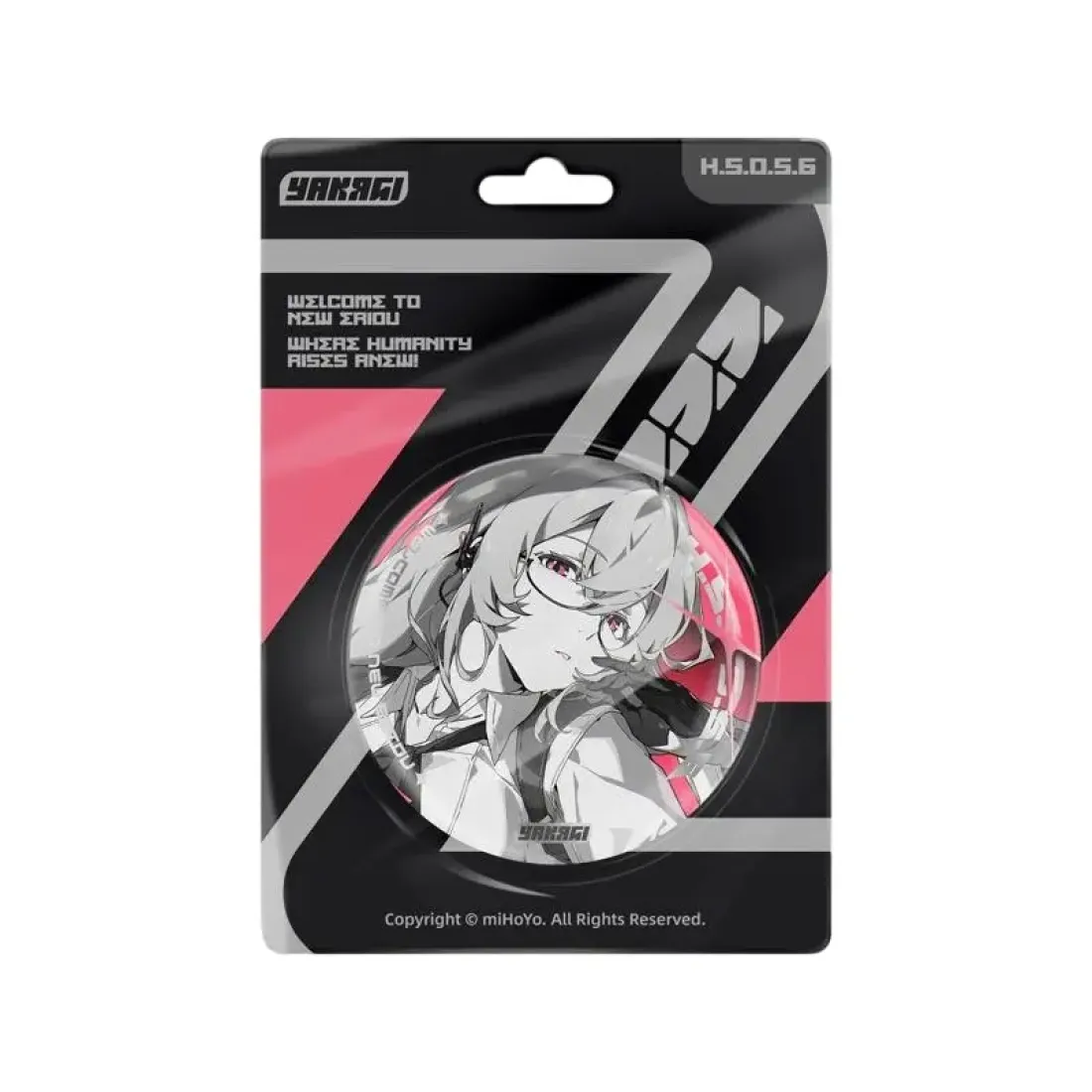 Значок металлический Zenless Zone Zero Цукиширо Янаги Tsukishiro Yanagi 59889