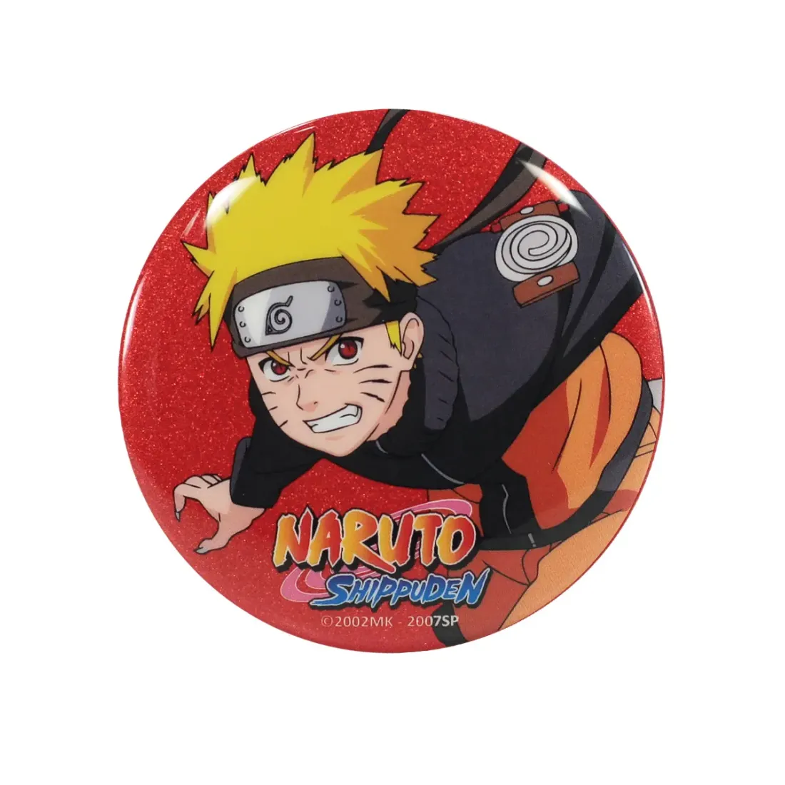 Значок Наруто блестящий красный