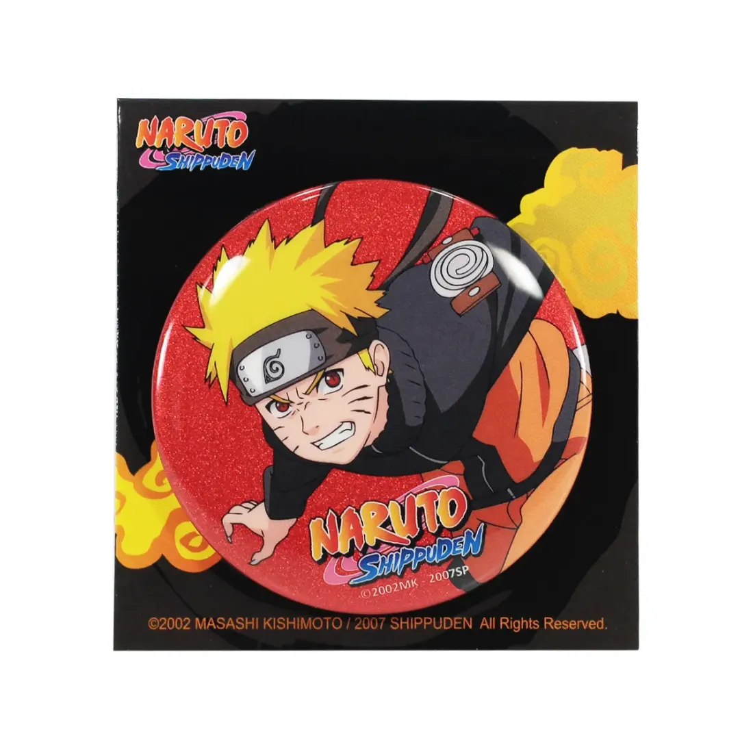 Значок Наруто блестящий красный