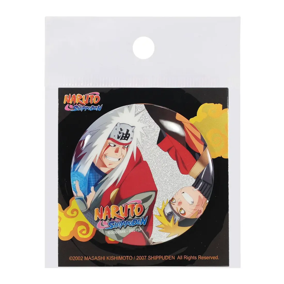 Значок Наруто Джирайя и Наруто блестящий