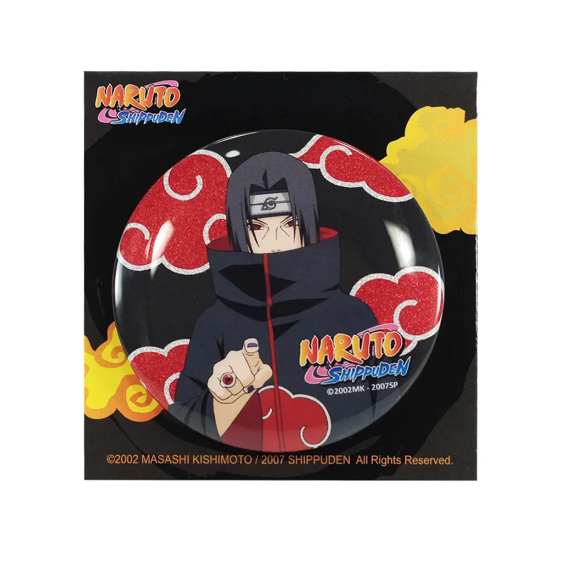 Значок Наруто Итачи блестящий