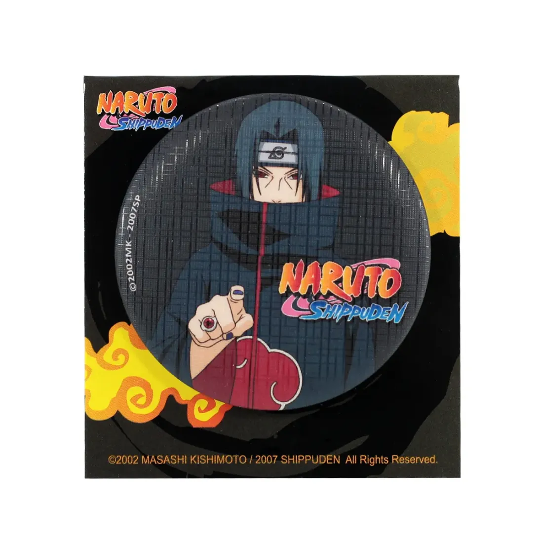 Значок Наруто Итачи с текстурным фоном