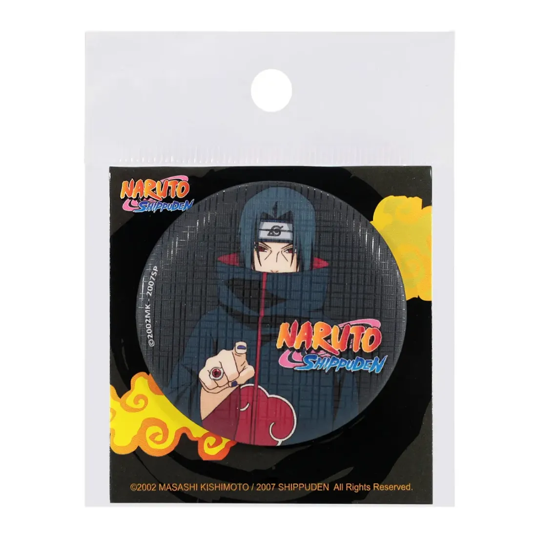 Значок Наруто Итачи с текстурным фоном