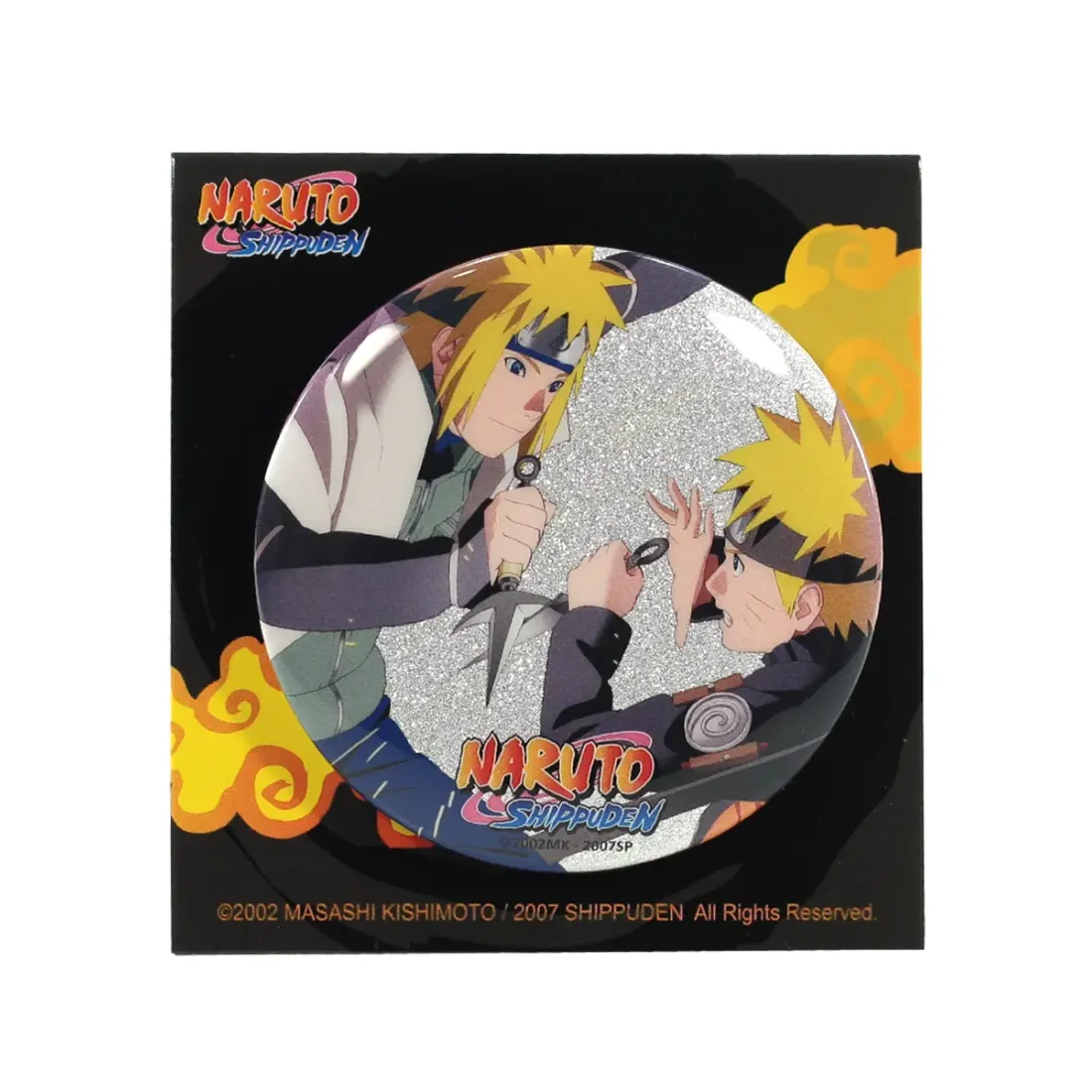 Значок Наруто Минато и Наруто блестящий