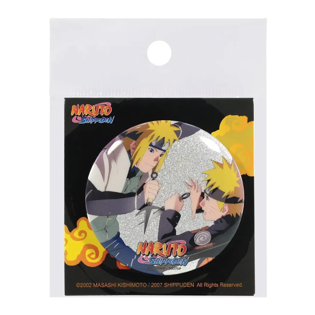Значок Наруто Минато и Наруто блестящий