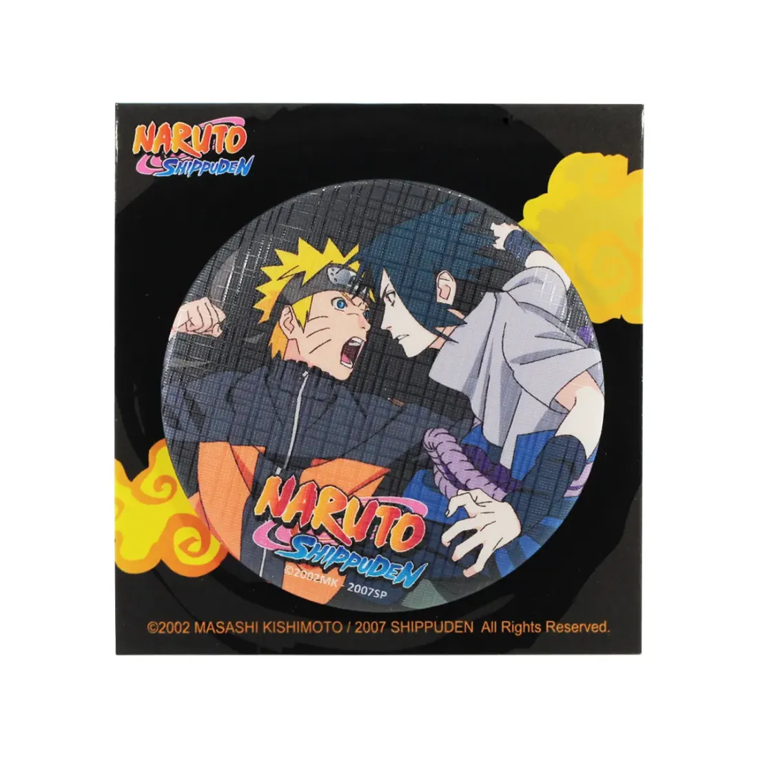 Значок Наруто против Саске с текстурным фоном