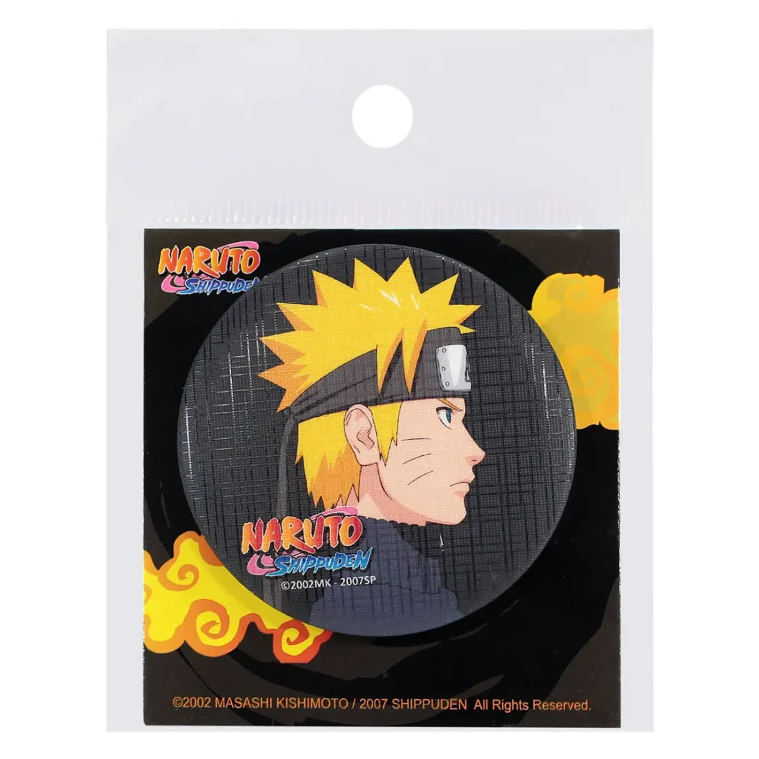 Значок Наруто профиль с текстурным фоном