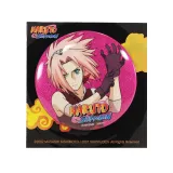 Значок Наруто Сакура блестящий розовый