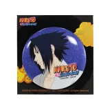 Значок Наруто Саске портрет блестящий синий