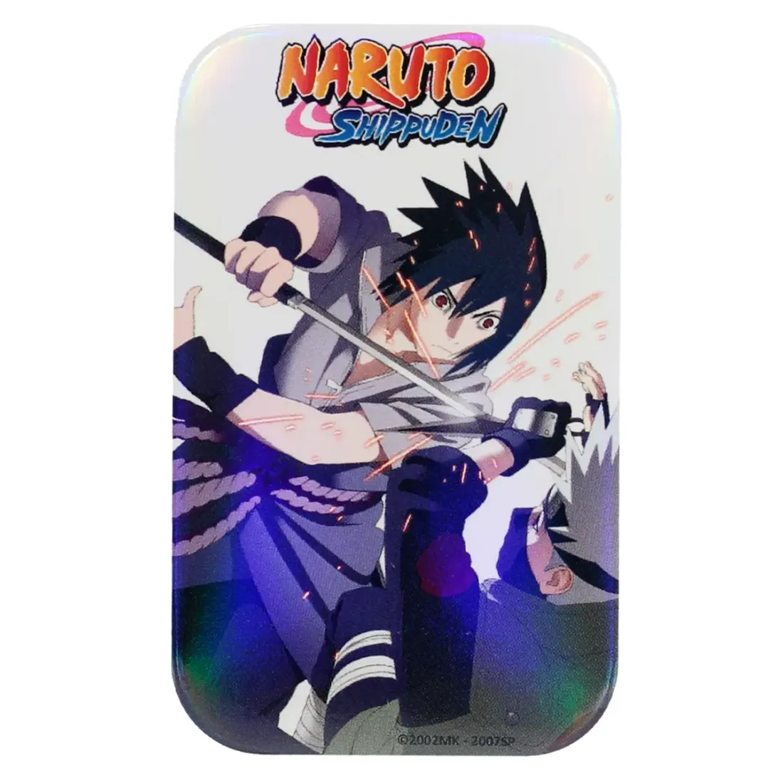 Значок Наруто Саске против Какаши голографический
