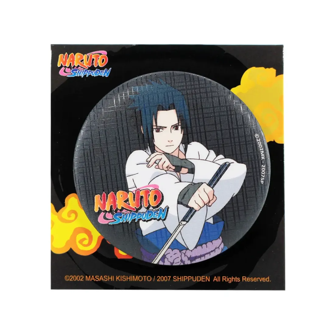 Значок Наруто Саске с текстурным фоном