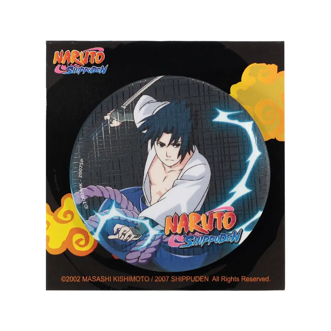 Значок Наруто Саске чидори с текстурным фоном