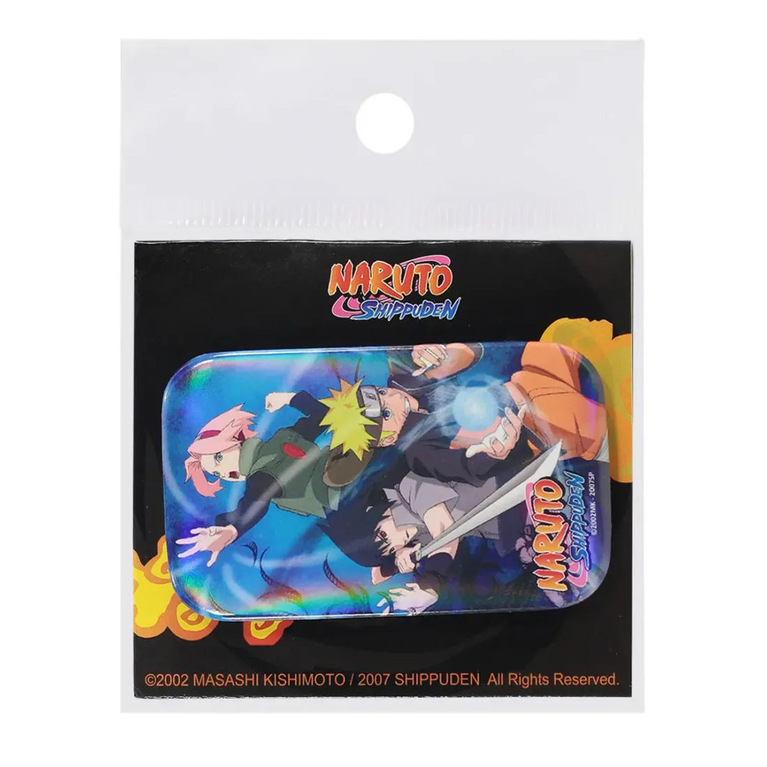 Значок Наруто Саске, Наруто, Сакура голографический