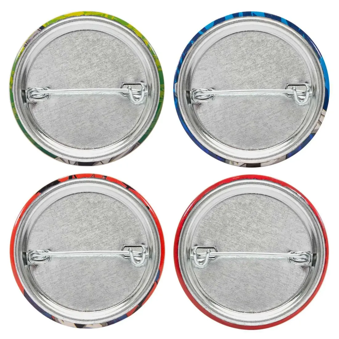 Набор значков 4 шт. Человек-бензопила