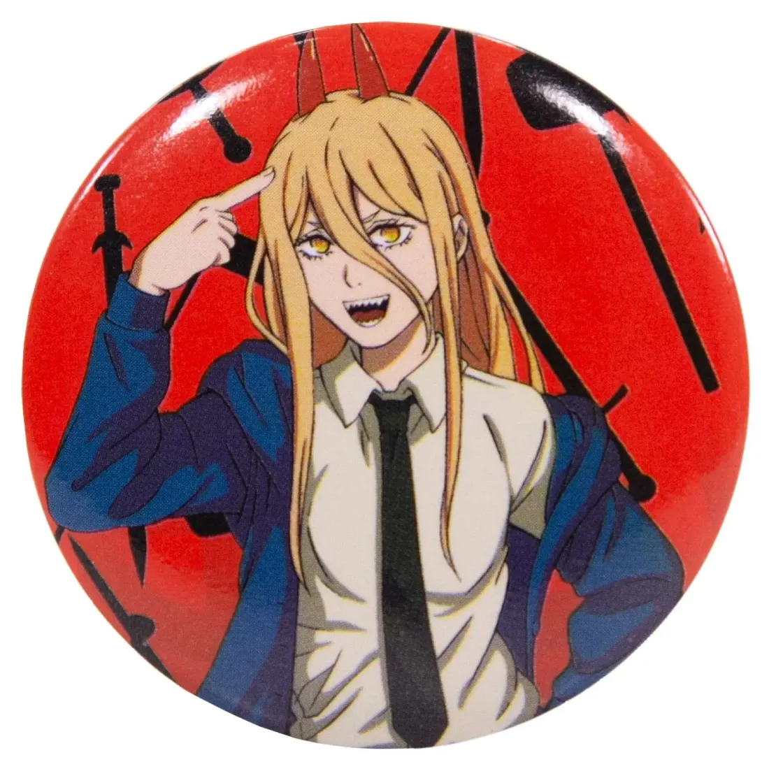 Набор значков 4 шт. Человек-бензопила