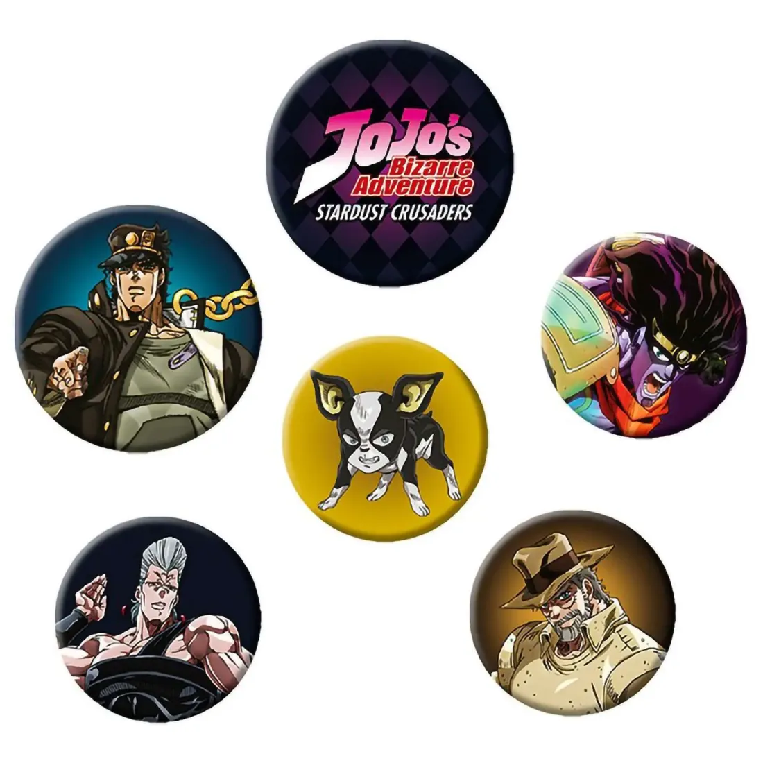 Набор значков Jojo's Bizarre Adventure BP0781