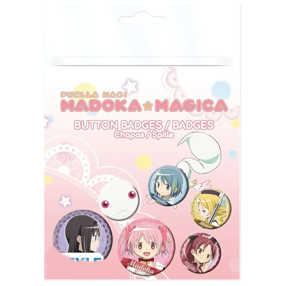 Набор значков Puella Magi Madoka Magica ABYACC484