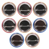 Набор значков Наруто V2 8 шт